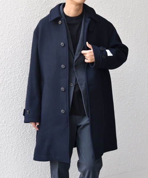 SHIPS メンズステンカラーコート（サイズ（S/M/L）：M）｜コート