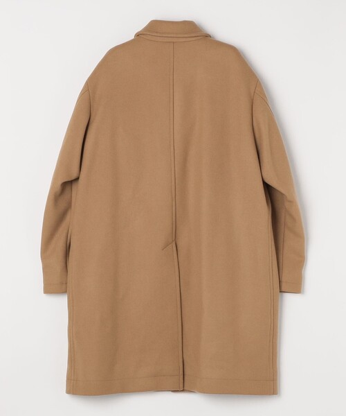SHIPS any ステンカラーコート コート any: PURE WOOL MELTON ステン