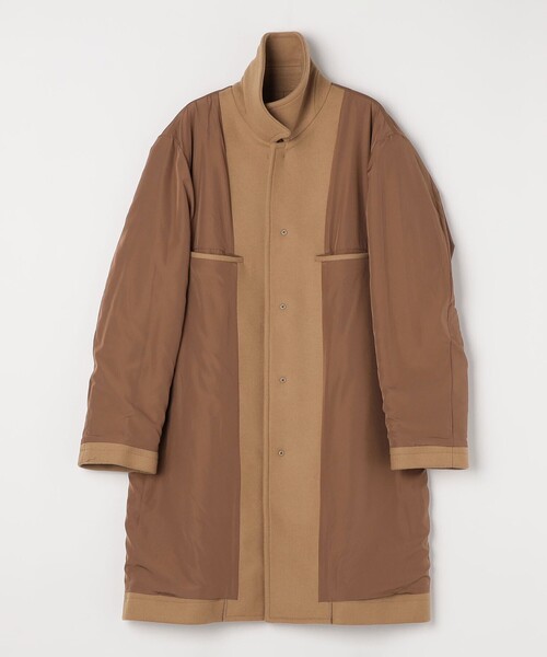 SHIPS any ステンカラーコート SHIPS any ステンカラーコート コート PURE WOOL MELTON ステンカラー