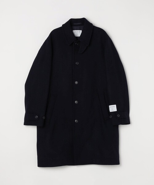 SHIPS any ステンカラーコート コート PURE WOOL MELTON ステンカラー