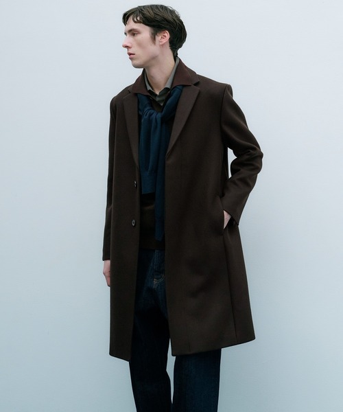 UNITED TOKYO ブラック チェスターコート サイズ2 UNITED TOKYO（ユナイテッドトウキョウ） チェスターコート 2 グレー