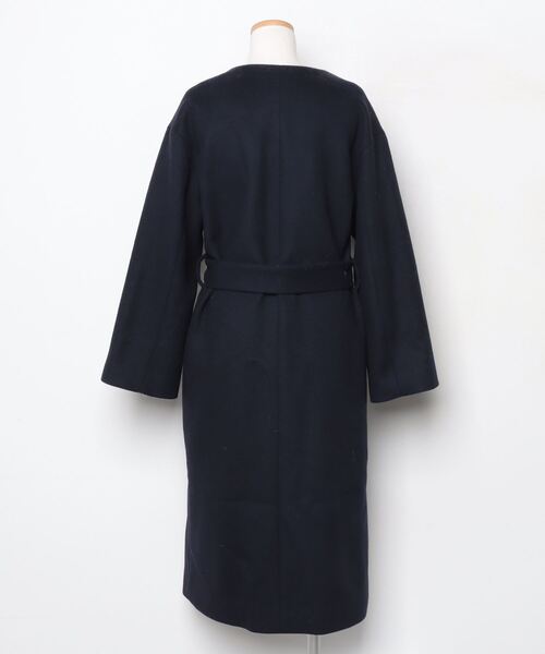 BEAUTY＆YOUTH UNITED ARROWS ノーカラーコート SMALL ネイビー