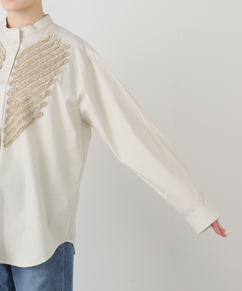 FUMIE TANAKA フミエタナカ バックオープン ブラウス ロンハーマン FUMIE TANAKA（フミエ タナカ） ブラウス シャツ 「FUMIE TANAKA