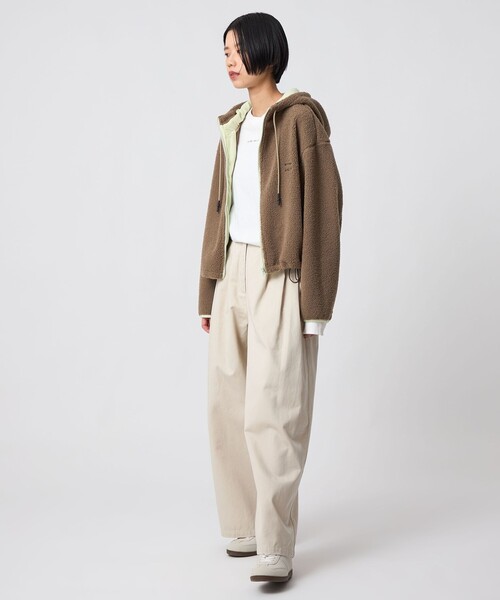 CITEN（シテン） ブルゾン アウター 「CITEN」ロゴボアフリース