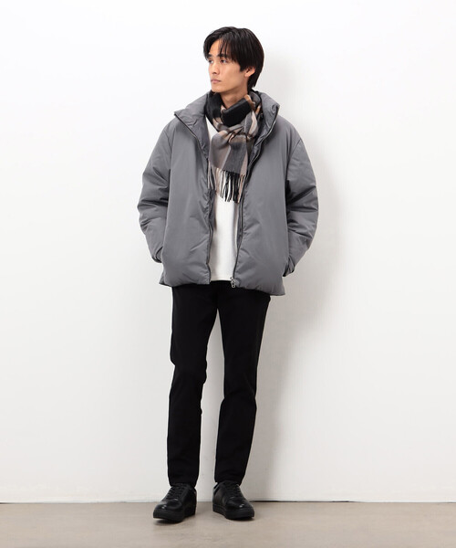 今期完売 ポリエステル スタンドカラーブルゾン ポリエステル スタンドカラー ブルゾン｜ビューティー＆ユース