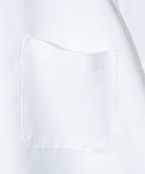 「JOHN'S CLOSET」 「HALHAM」半袖シャツ MEDIUM パープル メンズ_画像6
