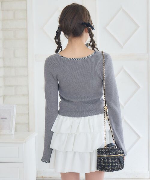 Emsexcite（エムズエキサイト） ニット セーター 「新色追加」チェック