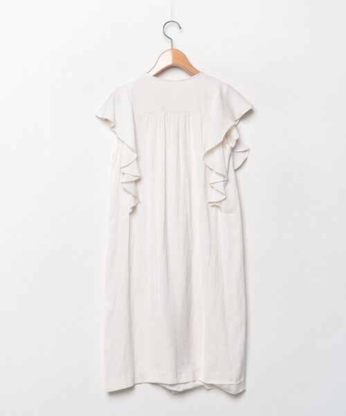 「d'un a dix」 ノースリーブワンピース 38 ホワイト レディース_画像2