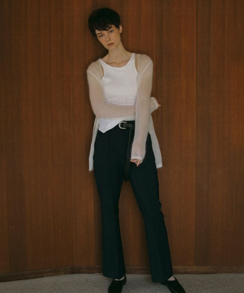 「ETRE TOKYO」 ニットカーディガン FREE ホワイト レディース_画像5