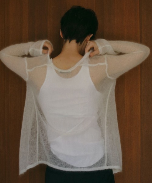 「ETRE TOKYO」 ニットカーディガン FREE ホワイト レディース_画像7