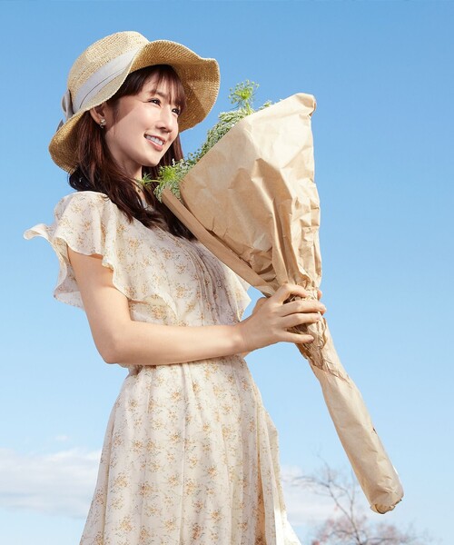 「Tiaclasse」 半袖ワンピース S ラベンダー レディース_画像8