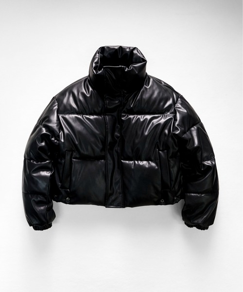 CALIFORNIA OUTFITTERS ダウンジャケット ダウン 11C32 PUレザー中綿