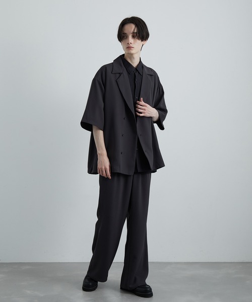 「JUNRED」 7分袖シャツ L ベージュ系その他2 メンズ_画像4
