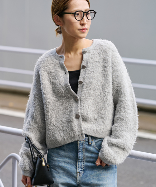 FRAMeWORK（フレームワーク） ニットカーディガン FREE ネイビー