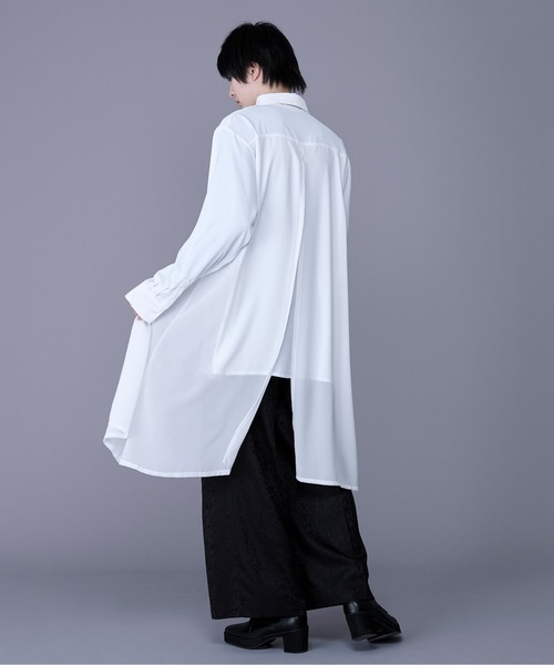 「Ellno Loset」 長袖シャツ SMALL ブルー系その他2 メンズ_画像7
