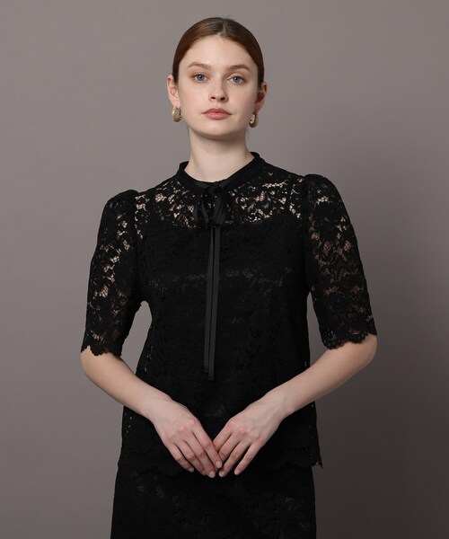 「DRESSTERIOR」 ニットアンサンブル 38 ブラック レディース_画像3