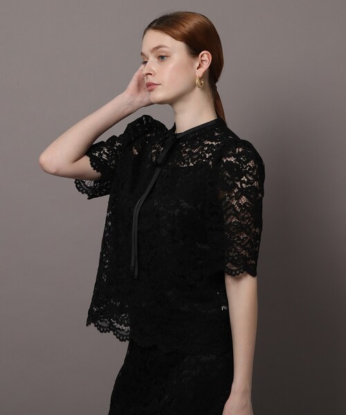 「DRESSTERIOR」 ニットアンサンブル 38 ブラック レディース_画像4