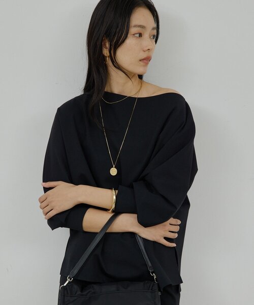 tシャツ オフショルポンチプルオーバー レディースの画像