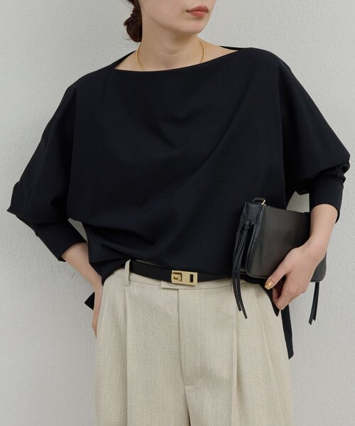 tシャツ オフショルポンチプルオーバー レディースの画像