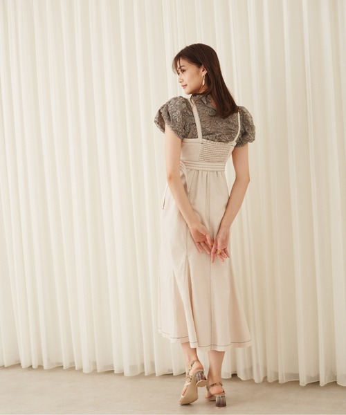 「JILL by JILL STUART」 ノースリーブワンピース MEDIUM ネイビー レディース_画像9