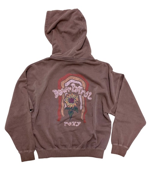 「ROXY」 ジップアップパーカー MEDIUM ナチュラル レディース_画像8