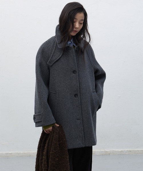 GENERAL IDEA コート チェスターコート wool balmacan half-coat