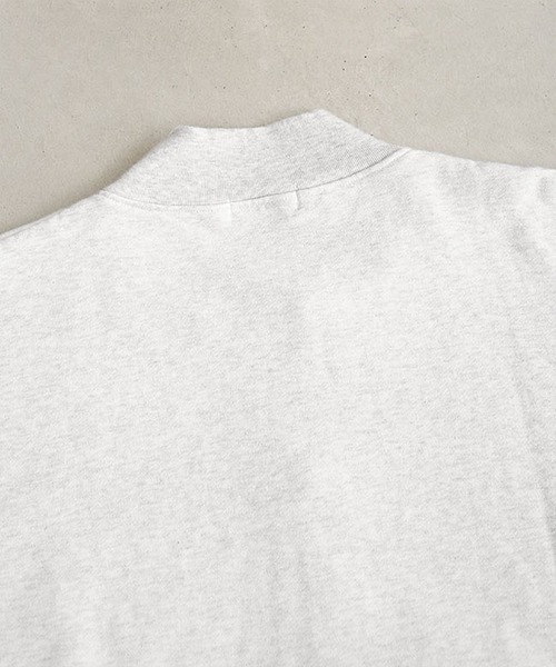 SOLAMONAT（ソラモナ） tシャツ ふわりと裏毛 ハーフジッププル