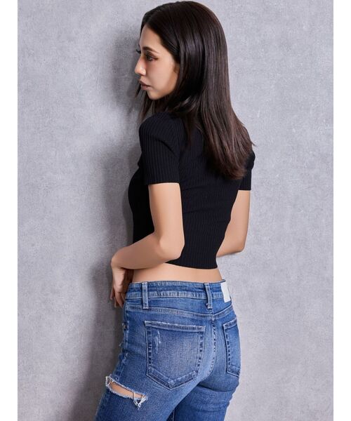GYDA（ジェイダ） tシャツ GG bijou MOLDニットトップス レディース
