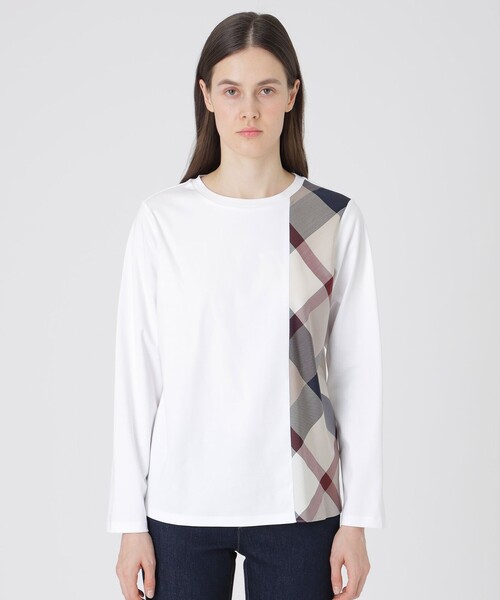 本日までブルーレーベルクレストブリッジ【未使用品・タグ付き】40サイズTシャツ BLUE LABEL CRESTBRIDGE（ブルーレーベルクレストブリッジ） tシャツ
