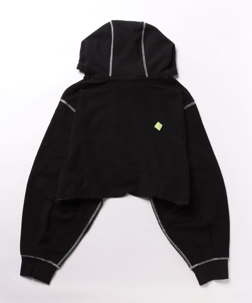 「Anui」 プルオーバーパーカー S ブラック レディース_画像2