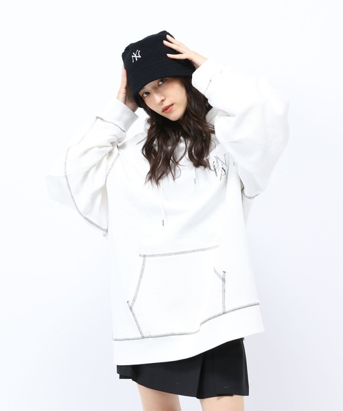 「Anui」 プルオーバーパーカー S ブラック レディース_画像3