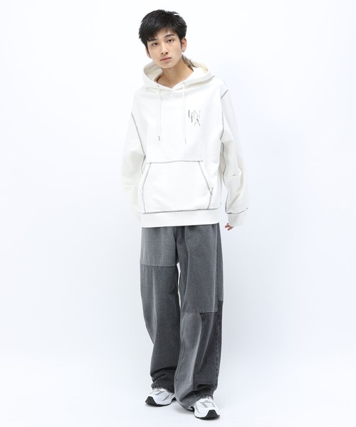 「Anui」 プルオーバーパーカー S ブラック レディース_画像8