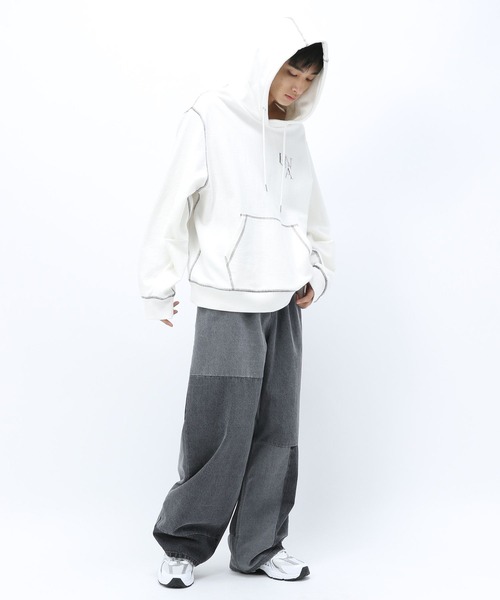 「Anui」 プルオーバーパーカー S ブラック レディース_画像9