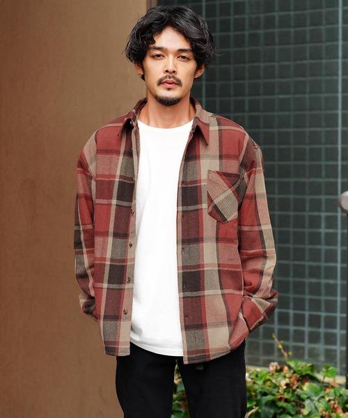 「JIGGYS SHOP」 長袖シャツ X-LARGE ブルー系その他 メンズ_画像2