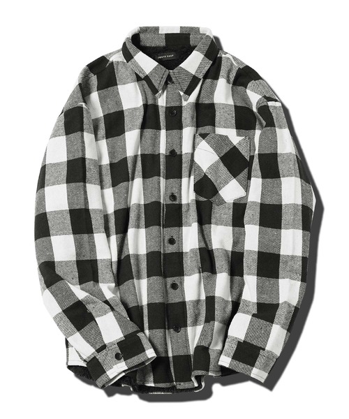 「JIGGYS SHOP」 長袖シャツ X-LARGE ブルー系その他 メンズ_画像9