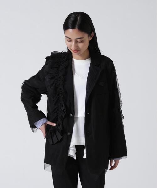美品⭐︎アウラアイラ　パッチワーク　ジャケット AULA AILA PATCHWORK LIKE BOA BLOUSON — aulaaila