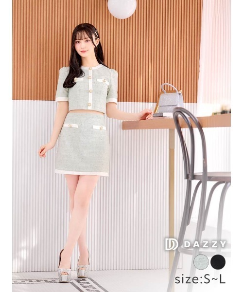 「DAZZY」 セットアップ M ブラック レディース_画像3
