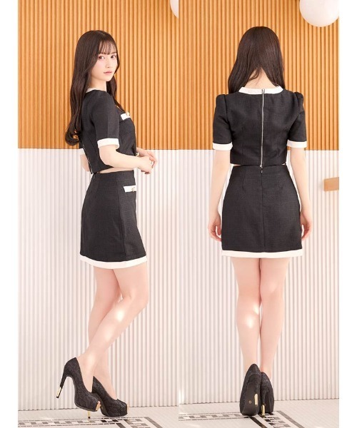 「DAZZY」 セットアップ M ブラック レディース_画像8
