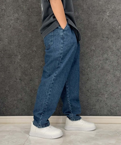 SHISKY（シスキー） ワイドパンツ パンツ 「ケミカルウォッシュ