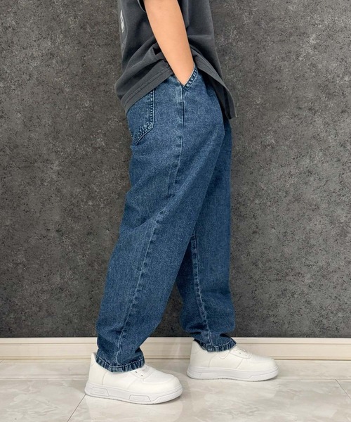 SHISKY（シスキー） ワイドパンツ パンツ 「ケミカルウォッシュ