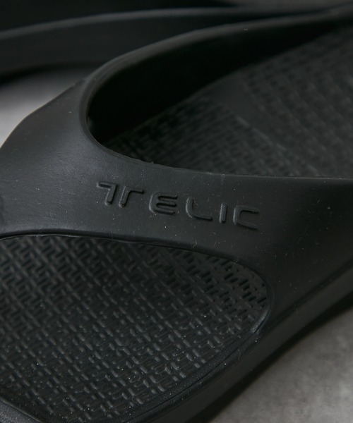 「TELIC」 ビーチサンダル S ブラック レディース_画像8