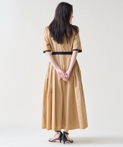 ワンピース ショートスリーブコットンワンピースの画像
