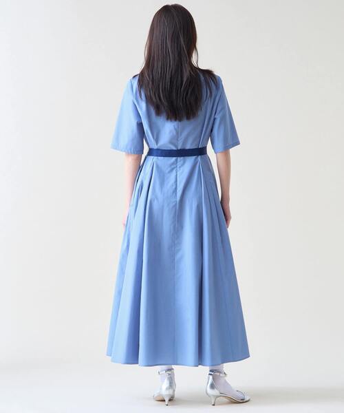ワンピース ショートスリーブコットンワンピースの画像