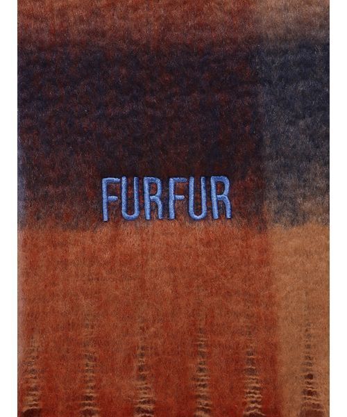 「FURFUR」 ストール F オレンジ レディース_画像5