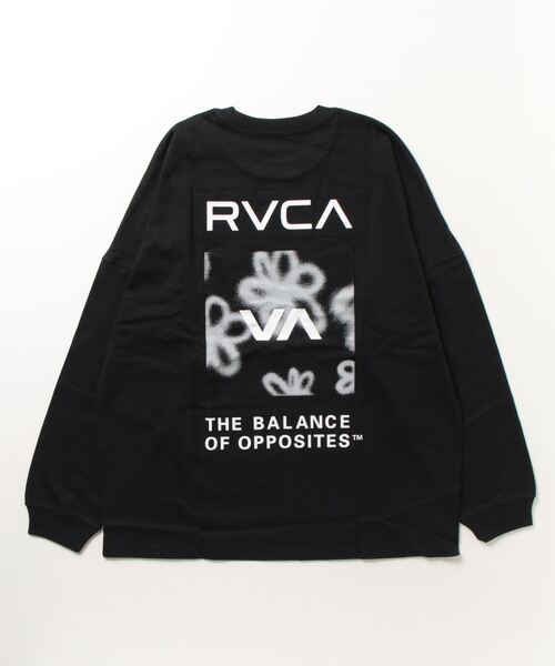 「RVCA」 長袖Tシャツ M ブラック メンズ_画像2