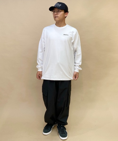 「RVCA」 長袖Tシャツ M ブラック メンズ_画像7