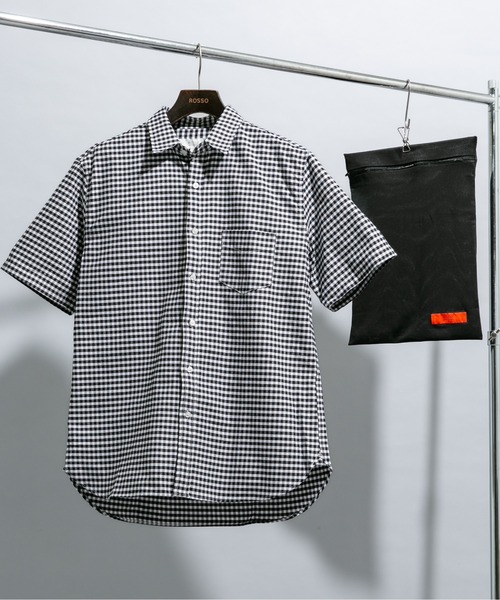 URBAN RESEARCH ROSSO MEN シャツ 半袖 「WEB限定」「抗菌/消臭」「XXL