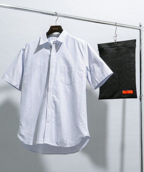 URBAN RESEARCH ROSSO MEN シャツ 半袖 「WEB限定」「抗菌/消臭」「XXL