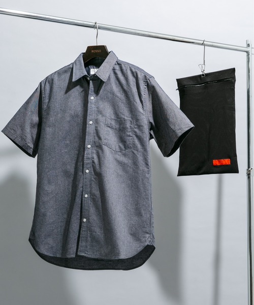 URBAN RESEARCH ROSSO MEN シャツ 半袖 「WEB限定」「抗菌/消臭」「XXL