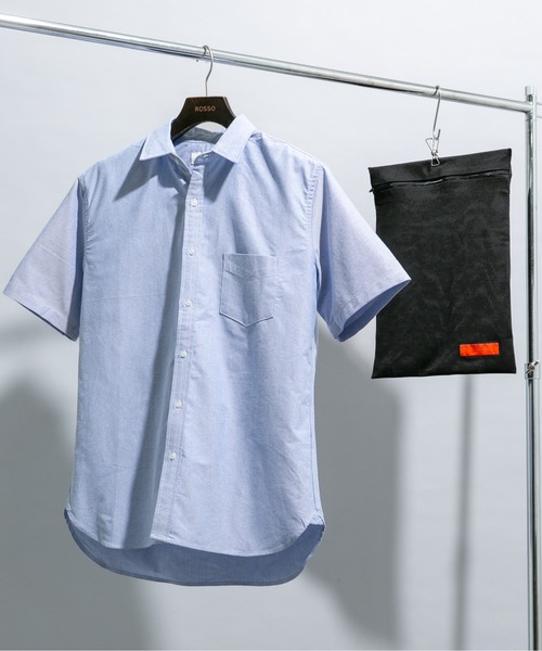 URBAN RESEARCH ROSSO MEN シャツ 半袖 「WEB限定」「抗菌/消臭」「XXL
